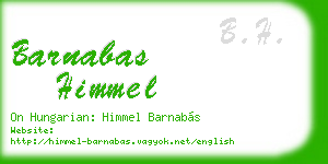 barnabas himmel business card