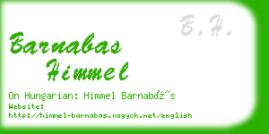 barnabas himmel business card